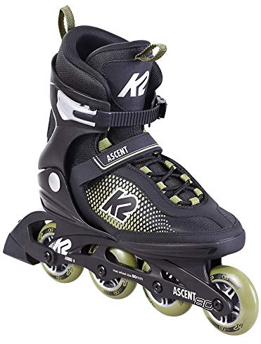 K2 Skates Herren Inline Skates Ascent 80 M, Black - Olive, 30F0760.1.1.095