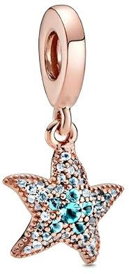 G 13 Charm Stella Marina, Argento Sterling 925, Compatibile con Bracciale Pandora