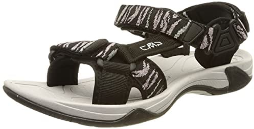 CMP HAMAL WMN HIKING SANDAL, Sandalias Deportivas Mujer, Negro-Rosa pálido, 39 EU