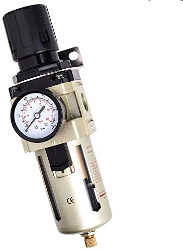 Unità di manutenzione filtro aria compressa da 3/4, riduttore di pressione, compressore