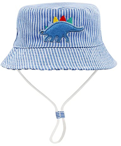 FenFang Solhatt för barn, strandkeps, fiskarhatt, pojke, flicka, bomullshatt, bred kant, hinkhattar sommar 1 2 3 4–8 år