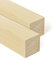 TWE - Tucci Wood Essence Twe - Listones de madera maciza de abeto 50 x 50 x 2 metros diferentes tamaños cepillados en cuatro lados con chaflán en aristas, fabricado en Italia, paquete de 2 unidades