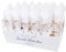 SieTin Coni Portariso Matrimonio,30 Fori Coni Portaconfetti con Carta Kraft Coni Riso Matrimonio Portaconfetti Confettata per Matrimonio Nozze,Battesimi,Festa,Compleanno (Bianco) (IT06 Wedding Tray)