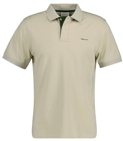 GANT REG Contrast Pique SS Rugger, Silky Beige, L