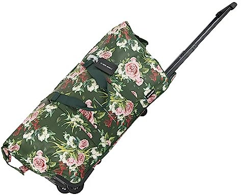 New Rebels Flora Weston Duffel Dunkelgrün 54L Trolley Wasserabweisend