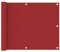 KTHLBRH Balkon-Sichtschutz Rot 75x500 cm Oxford-Gewebe, Sichtschutz Zaun, Balkonmarkisen, Balkonsichtschutz - Privatsphäre und stilvolle Dekoration für Ihren Balkon