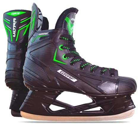 GRAF Eishockes-Schlittschuhe Ultra G875 Green Edition Venom PRO Black Schlittschuh