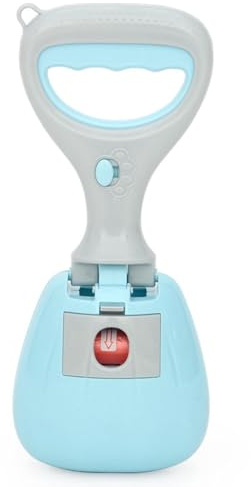 Puooifrty Pelle à déjections canines incassables pour chiens et - Facile à ramasser - Hygiénique - Bleu - Facile à utiliser