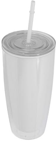 Bicchiere a Doppia Parete, Tazza per Acqua in PP di Grande capacità da 750 Ml per Ufficio (#1)