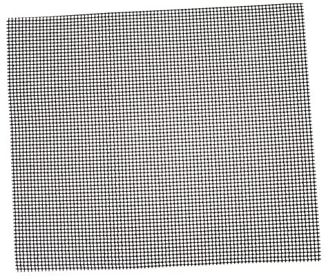 HANABASS 1 Tapis de Barbecue en Maille Antiadhésif Noir pour Grille de Rôtisserie Robuste pour Four Et Gril Extérieur