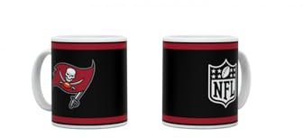 Tampa Bay Buccaneers NFL American Football – Tasse Becher Kaffeetasse Kickoff – Mattes Design zur Season 2024/2025 – 330 ml – Keramik