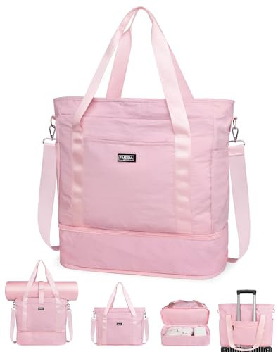 Fmeida Borsone Palestra per Donna, Borsa Sportiva da 20L con Scomparto Espandibile, Rosa