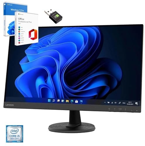 Lenovo Ordenador completo 27 i5 8500 16 GB RAM 1 Tera SSD Win 11 Pro Office 2021 Pro 36 Meses de Garantía -c27-40
