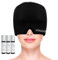 VITALEASE Gorro Migraña con Doble Capa de gel y Aceite Esencial para Migraña - Antifaz Gel Frio y Calor con Aceites Esenciales - Antifaz para Dormir