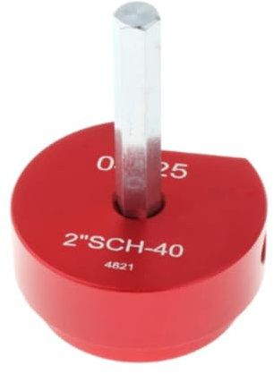 Gitohoni Escariador para tuberías de PVC, accesorio de taladro para conexiones, 2inch