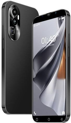 WRTogo Telefono cellulare sbloccato da 5 pollici HD, doppia SIM, 16 GB ROM/(espandibile fino a 128 GB), sistema operativo Android, doppia fotocamera telefoni cellulari economici (nero)