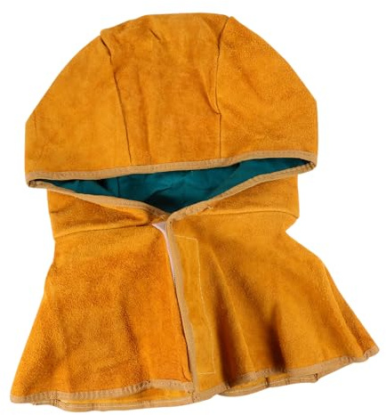 FUTUREORYY Heat Resistant Welder Protection Shawl Cap Khaki Breathable Welding Helmet Cover for Welding Caps and Welders