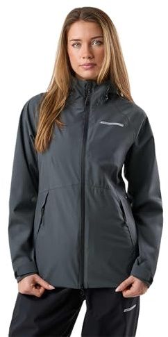 Swedemount Orust Regenjacke Damen, Wasserdicht | 10.000 mm Wassersäule, winddicht, atmungsaktiv, vollverschweißte Nähte, 2 Seitentaschen