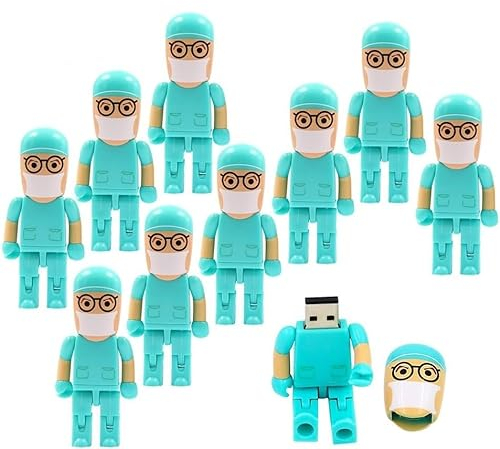 A Plus+ 10 St¨¹ck Chirurg 8GB USB-Stick Arzt Speicherstick USB Gr¨¹n
