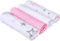 MAKIAN Mulltücher/Mullwindeln/Spucktücher / 4er Pack, 80x80cm, schadstoffgeprüft Öko-Tex Standard 100, 100% BW, doppelt gewebt, Premium Qualität (Pink)