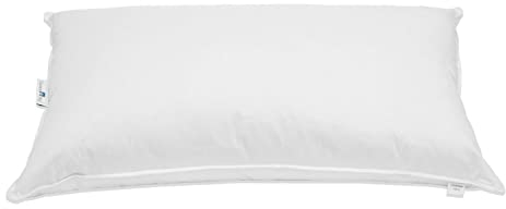 Daunen Step Daunenkissen Silver | 50x60 cm | Rücken- und Seitenschläfer | Made in Italy