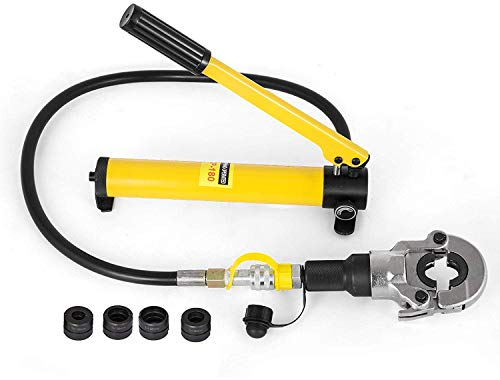 Mophorn Tubo idraulico Pressa Pinze 12-28Mm Acciaio Inox Rame Tubo Connettore Strumento Doppio Groove Tubo Crimpatrice