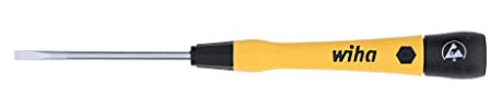 Wiha 27280 | ESD Safe PicoFinish Precision Screwdriver - Slotted 3.5mm x 60mm