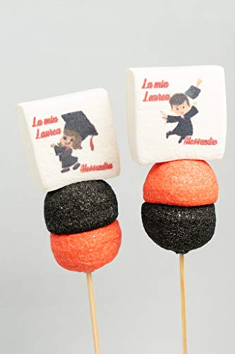 SPIEDINO DI MARSHMALLOWS LAUREA 30g AL PEZZO