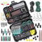 282pcs Anzuelos de Pesca, Carp Fishing Tackle Kit con Caja de Pesca, Incluye Ganchos Circulares, antienredos, cebos, Rubber Tubes, Anillos Partidos, Kit de Caja de Aparejos de Pesca