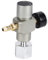 2 in 1 Mini-CO2-Gasregler, 30 psi Soda-Manometer mit Adapter für 3 / 8in auf TR21.4 Beer Kegerator Regulator