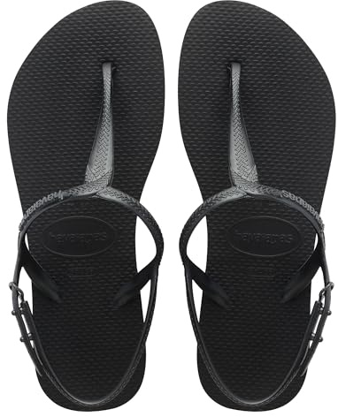Havaianas Twist, Flache Sandale, Black, 27/28 EU
