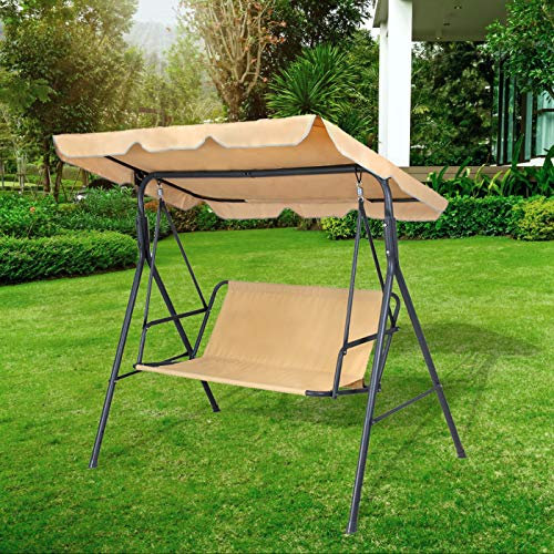 Ersatz-Schaukelsitzbezug nach Maß Gartenschaukelsitzbezug Hängematte (Sondergröße bis 120 cm Breite, Grau)