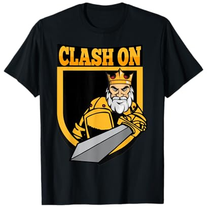 SpeedyX Clash ON Gaming Lovers T-Shirt Schwarz S Klassisch