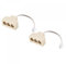 sourcing map Phone Jack Splitter 6P4C Male to 3 Female Way Socket Adapter Telephone Line Splitter with Telephone Extension Cord 2 Pack