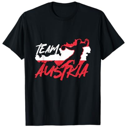 Handball Spieler Österreich Team Handballer Ballsportarten T-Shirt