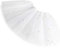 Ugitopi Damen Erwachsene Glitzernder Elastischer 4-lagiger Tüll Tutu Rock (White)