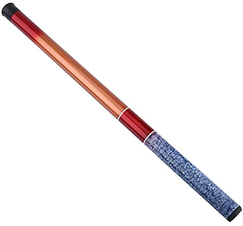 Tyenaza Angelrute, GFK-Handglasstahlstange, Teleskopstange, Süßwasser-Angelausrüstung, Teleskop-Angelrute, geeignet zum Angeln an Bach, See und Fluss(3.6M)