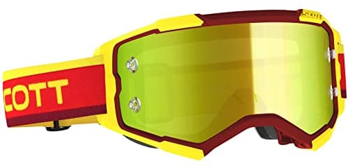 Scott Motocrossbrille Fury, Rot, Gelb, 272828