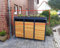 MY-MÜLLTONNE Aluminium Pflanzwanne 203x84x8 cm für 3er 240 L Mülltonnenbox – Pflanzdach, Pflanzkasten & Pflanzenbehälter – wetterfest, rostfrei, RAL-Farbe wählbar – Maßanfertigung