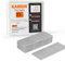 KAMSIN P625SS Chiodi a spillo senza testa, lunghezza gamba 25 mm, 9.000 PCS/BOX, chiodi per la lavorazione del legno per chiodatrice a spillo