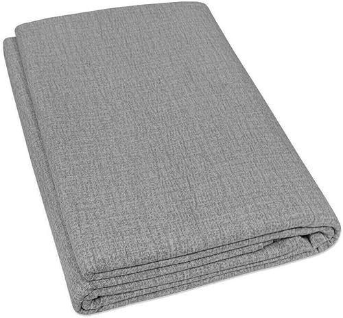 TG Texgal Sofabezug, Überwurf, großes Halstuch aus Baumwolle, einfarbig, hergestellt in Italien (Grau, 180 x 260 cm)