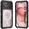 Punkcase for iPhone 15 Waterproof Aluminum Case [Metal Extreme 2.0 Series] IP68 Rugged Bumper Cover W/Buillt in Screen Protector | Ultimate Protection for iPhone 15 (6.1) [Black]