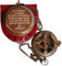 Be Strong and Courageous, Joshua 1:9, Messing-Sonnenuhr mit Gravur, Kompass, Taufgeschenke für Jungen Mädchen, Erstkommunion, christliche Geschenke für Männer, Erstkonfirmationsgeschenke für Jungen,