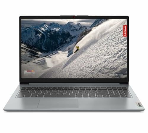 Lenovo IdeaPad 1 Gen 7 Ordinateur portable 15,6 FHD (AMD Ryzen 3 7320U, 8 Go RAM, 256 Go SSD, AMD Radeon 610M Graphics, sans système d'exploitation) Gris Clavier QWERTY espagnol