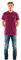 Tommy Jeans Polo Manches Courtes Homme Slim Fit, Rouge (Valley Grape), XXL