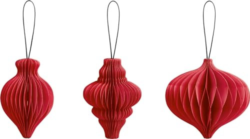 Waben-Tropfen-Set Rot