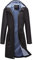 MODFUL Veste imperméable à manches longues pour femme - Coupe-vent à capuche - Léger et coupe-vent, Noir-long, XL