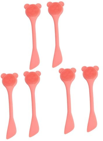 minkissy 6 cepillos para labios y exfoliantes de piel, herramienta exfoliante de nariz, herramientas para el cuidado de la piel, kit de maquillaje, utensilios de limpieza, herramientas faciales para