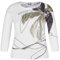 Rabe Damen Pullover mit floralem Print Weiss - 44