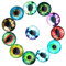 TEHAUX Schmuck 20St Zubehör zur Schmuckherstellung scrapbook scheckheft glas edelsteine ​​handwerk Glas Cabochons selber machen Fliese Perlen Schmuckmaterial selber machen runden